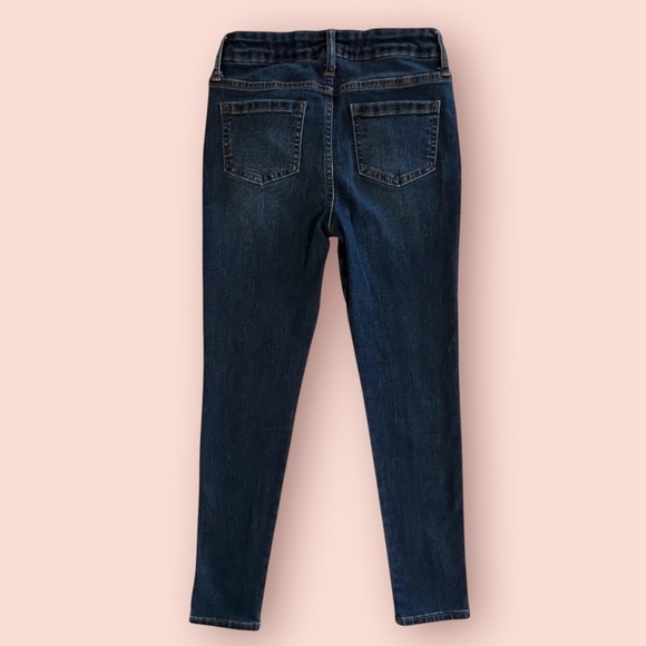 Embroidered Floral Blue Jeans for Girls, Cat and Jack - Picture 8 of 10